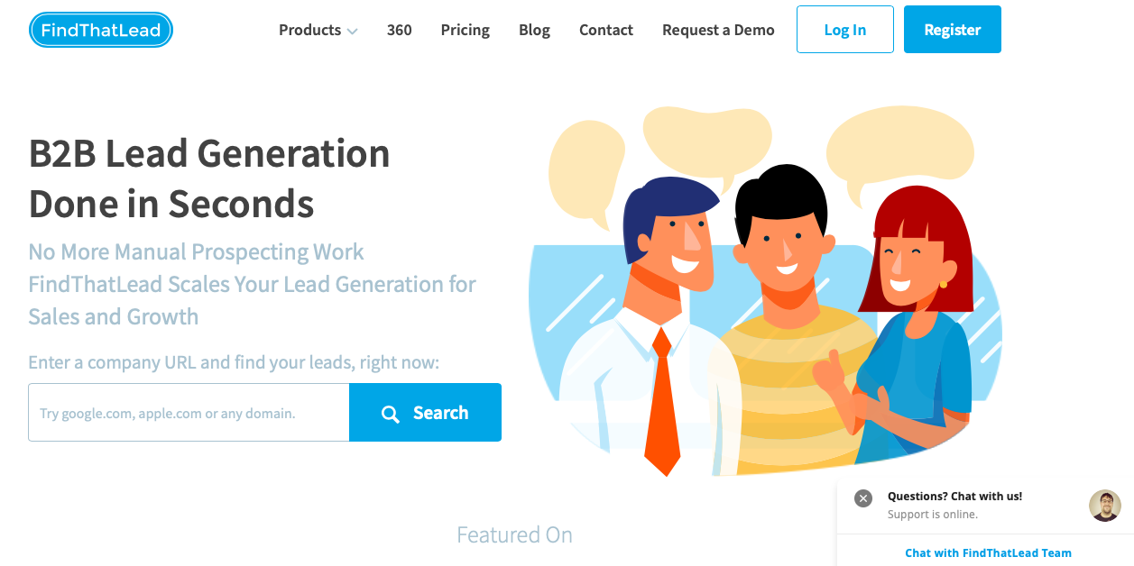 FindThatLead sales tools