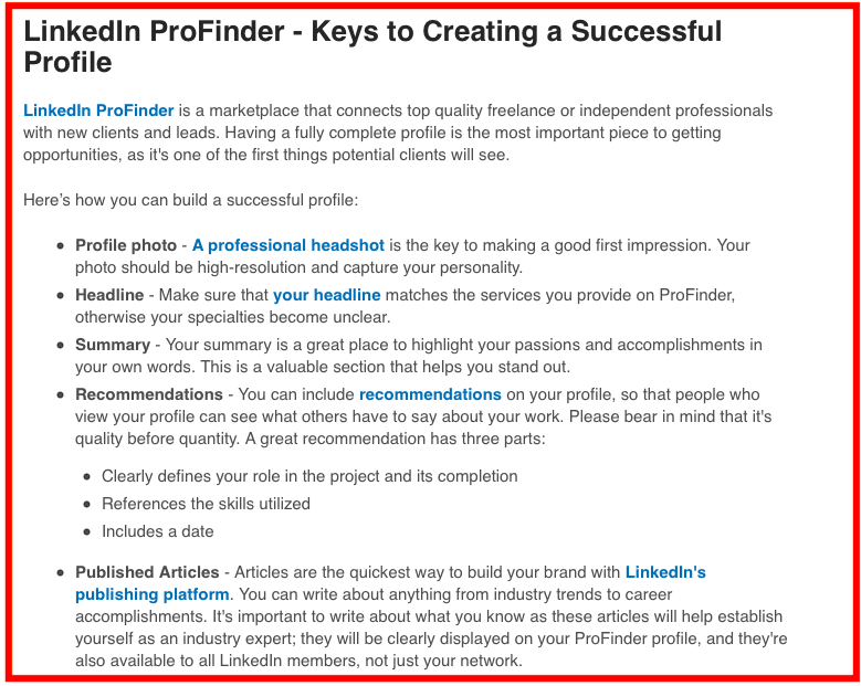 LinkedIn Premium - Keys to create a successful profile