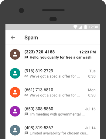 Google Voice Spam