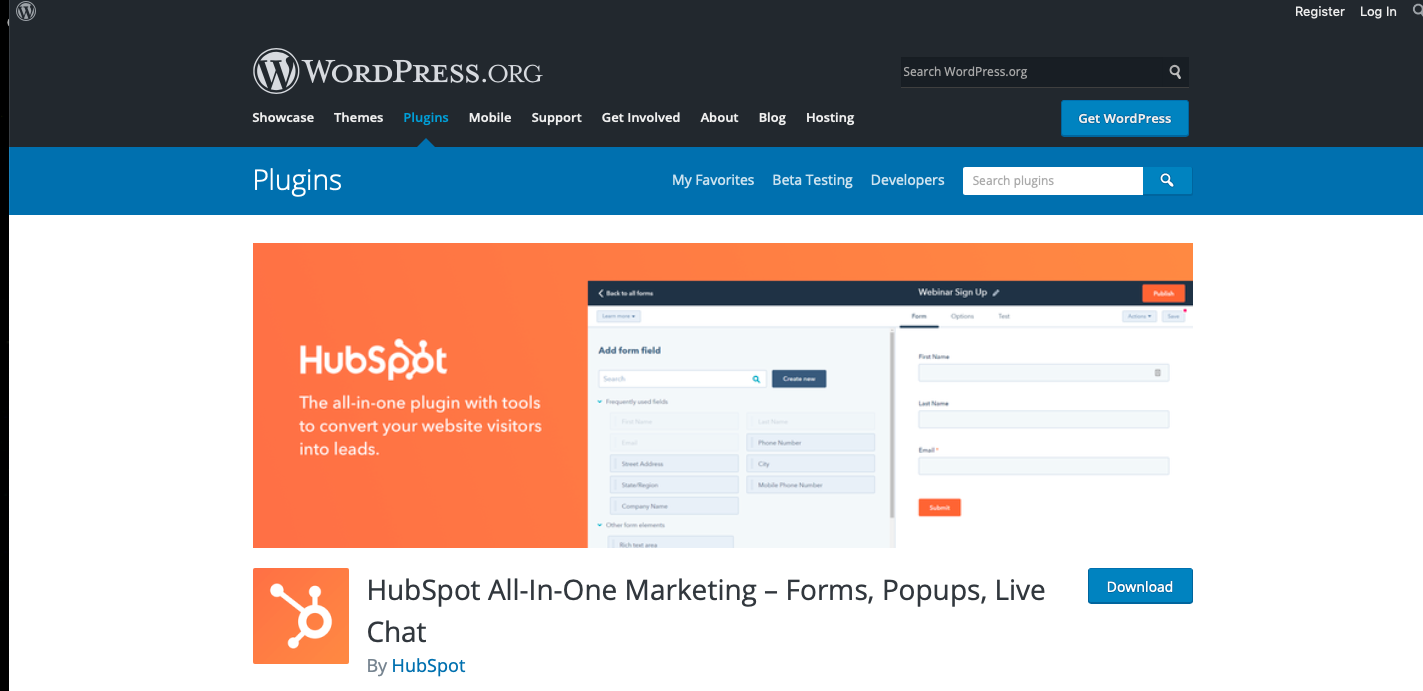 WordPress-Plugins-HubSpot