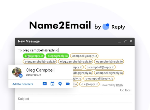 name 2 email to send email campaigns